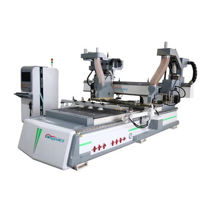 CNC dvigubos galvos pjaustymo pjūklas